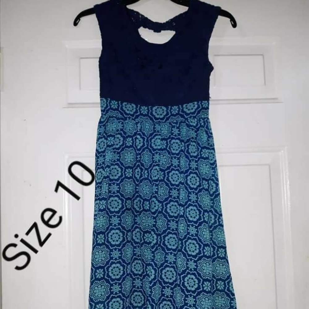Flower/mandala print dress